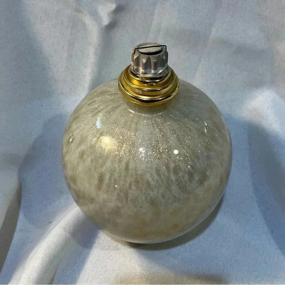 Vintage Cream and Gold Sparkly Glass Diffuser - Picture 2 of 6